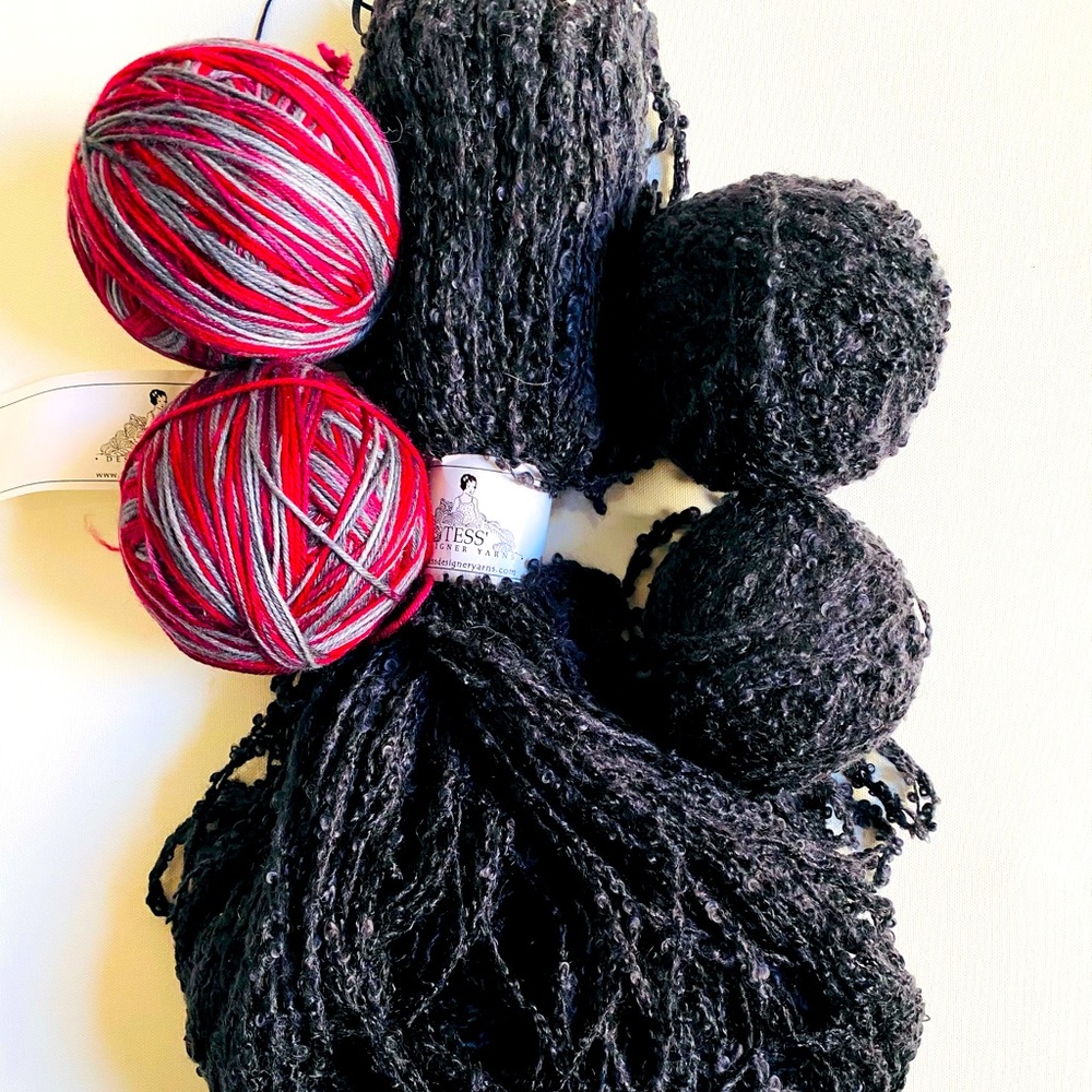 Tess Designer Yarns Mixed Yarn Lot Hand-dyed